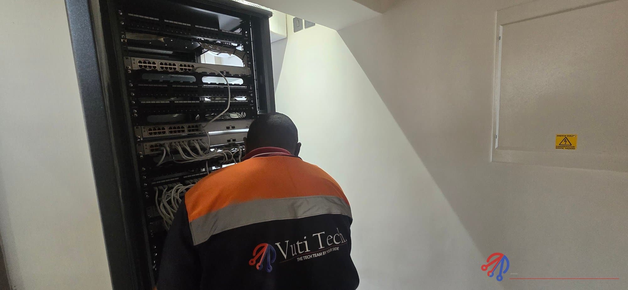 Structured Cabling & Networking Infrastructure installation by Vuti Tech in Nairobi, Kenya (photo 40 of 42)